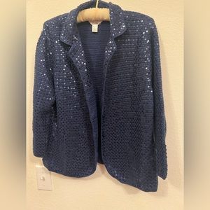 Talbots sequin cardigan